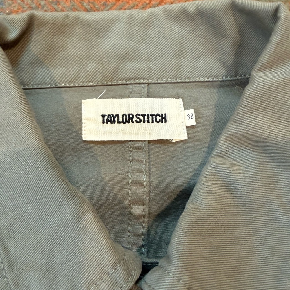 Taylor Stitch Ojai Jacket Smoked Olive Foundation Twill - Picture 8 of 12
